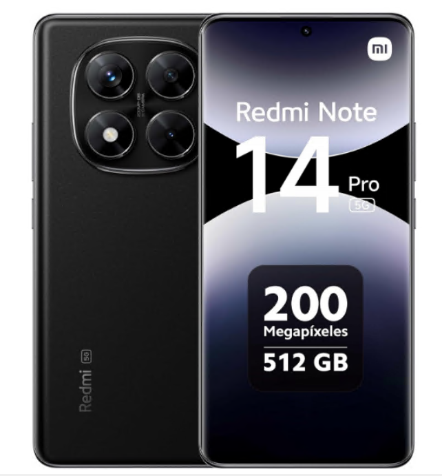 Xiaomi Redmi Note 14 Pro 12+512GB 6.67" 5G Midnight Black EU