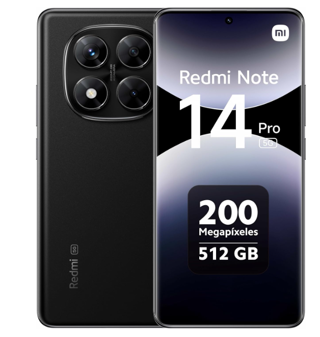 Xiaomi Redmi Note 14 Pro 12+512GB 6.67" 5G Midnight Black EU