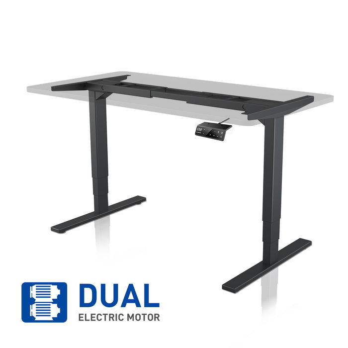 Maidesite 20002 Electric Adjustable Foot Frame for Office Desk Lift Table Dual Engine Smart Controller Desktop Laptop