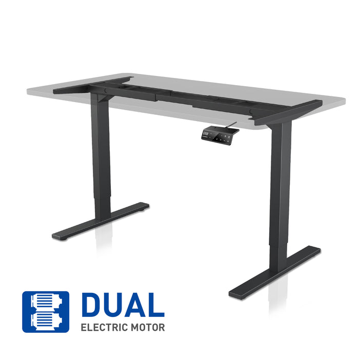 Maidesite-Dual Motor Adjustable Electric Lift Office Table Smart Control Portable Laptop Ergonomic Desk 20001
