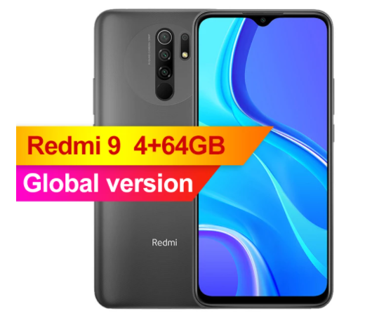 Xiaomi Global Version Redmi 9 4GB 64GB--Grey/Green