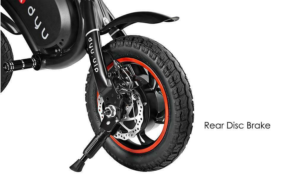 DYU Smart E Bike Scooter Scooter D3 Plus con Bambini Sella E Pedales de pie